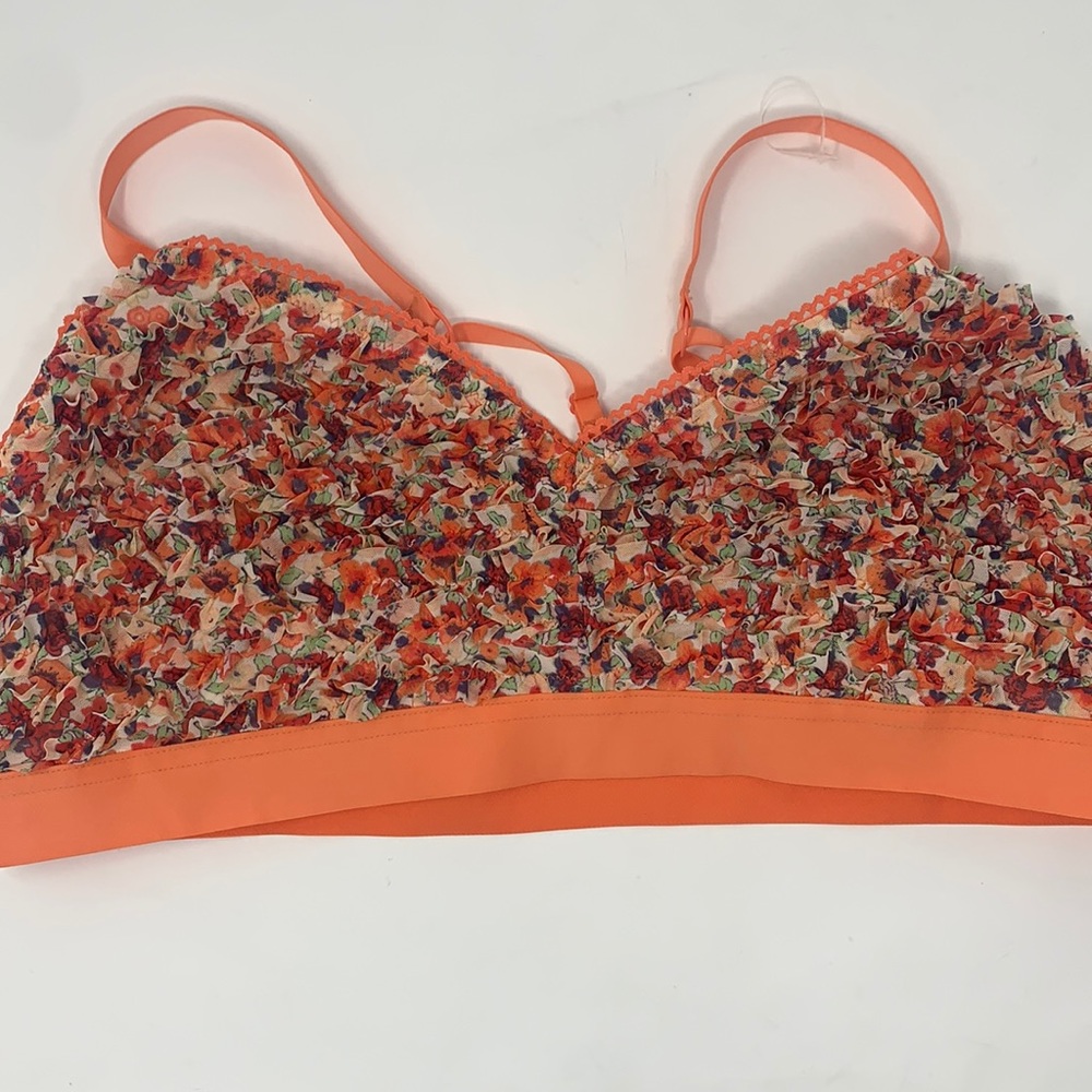 Aerie floral yoga sports bralette xl